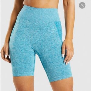 Gymshark Flex Biker Shorts in Blue Marl